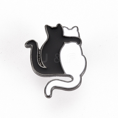 Alloy Enamel Brooches JEWB-S011-105-NR-1