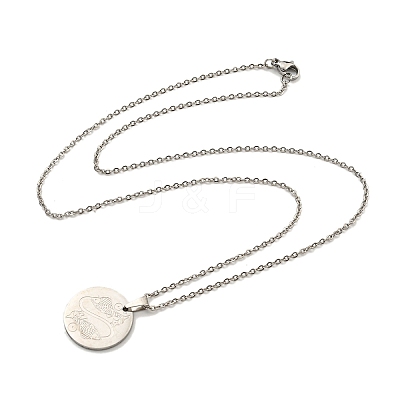 Non-Tarnish Constellation Pendant Necklaces LS-NJEW-S422-04P-12-1