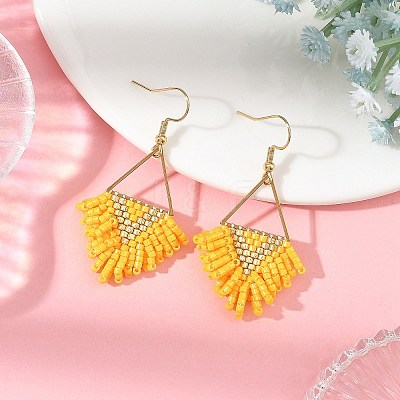 304 Stainless Steel Dangle Earrings EJEW-MZ00806-03-1