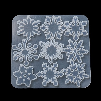 Snowflake DIY Pendant Silicone Molds DIY-G100-01D-1