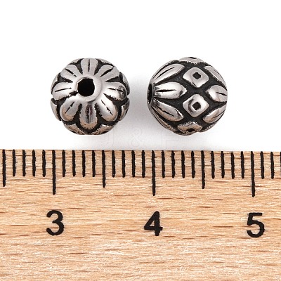304 Stainless Steel Beads STAS-G334-01AS-1