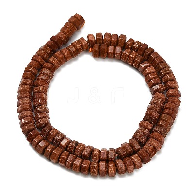 Synthetic Goldstone Beads Strands G-G317-A06-3x6mm-1