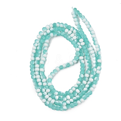 Frosted Crackle Glass Beads X1-GLAA-U001-4mm-M02-1