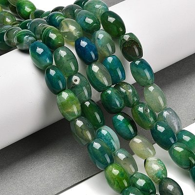 Natural Agate Beads Strands G-B079-E01-01B-1