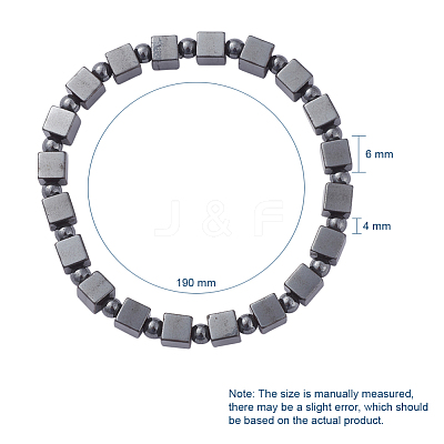 Unisex Stretch Bracelets BJEW-JB04845-03-1
