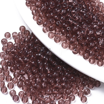 6/0 Transparent Glass Seed Beads SEED-S040-09A-02-1