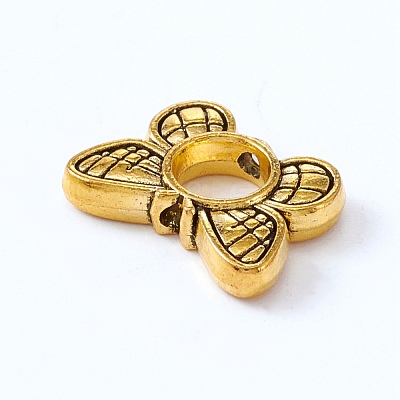 Tibetan Style Alloy Bead Frame TIBE-WH0002-09AG-1