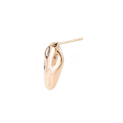 Brass Earring Findings KK-S356-441-NF-1