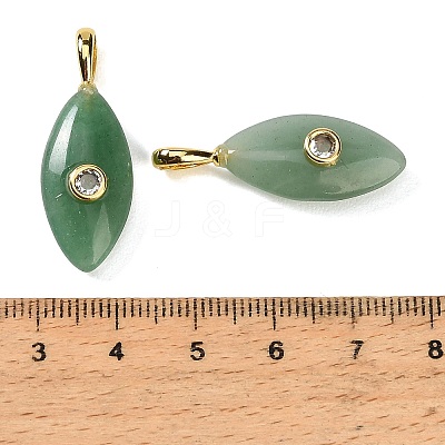 Natural Green Aventurine Pendants GG-CBA1AE1-02G-02-1
