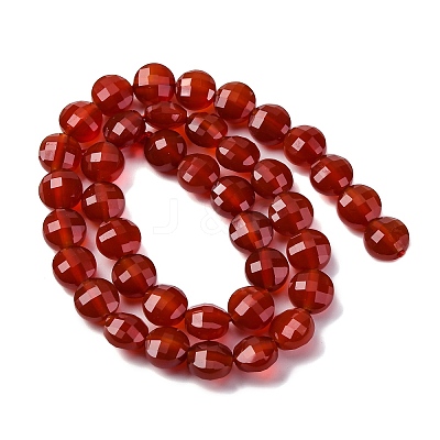Natural Carnelian(Dyed & Heated) Beads Strands G-C179-A29-03-1
