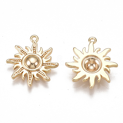 Brass Pendants X-KK-T038-401G-1
