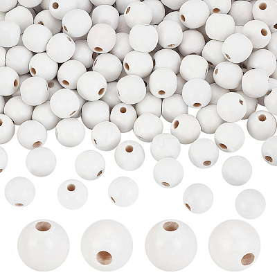 Natural Wood European Beads WOOD-PH0002-85-1