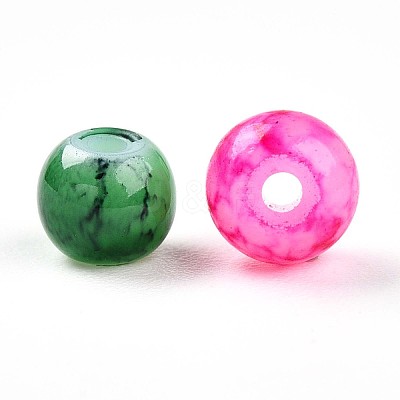 Baking Paint Glass Beads DGLA-S115-4mm-MS-1