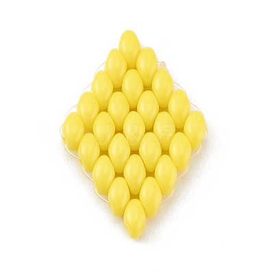 Handmade Czech Glass Beads Pendants PALLOY-JF00647-1