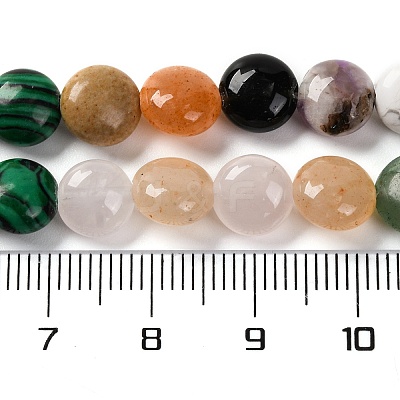Natural & Synthetic Mixed Gemstone Beads Strands G-T047-A07-01-1