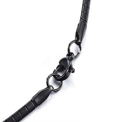 304 Stainless Steel Necklaces NJEW-E080-06B-1