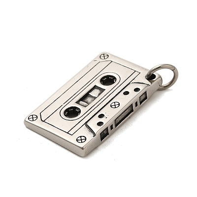 Ion Plating(IP) 304 Stainless Steel Pendants STAS-D067-16AS-1-1