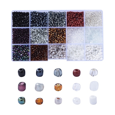 Glass Seed Beads SEED-JQ0001-01B-4mm-1