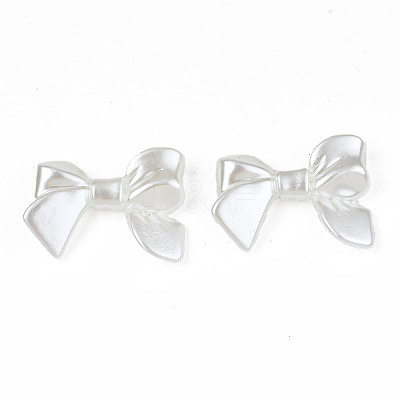 ABS Plastic Imitation Pearl Beads OACR-N008-130-1
