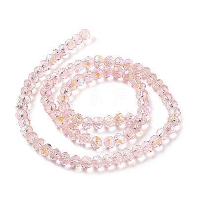 Electroplate Glass Beads Strands EGLA-A034-T3mm-L18-1