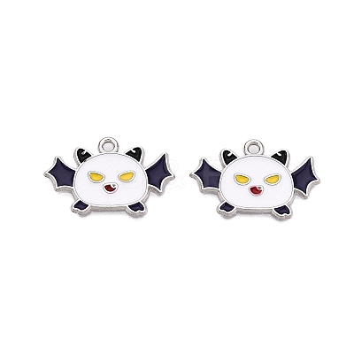 Halloween Theme Alloy Enamel Pendants ENAM-T020-08E-1