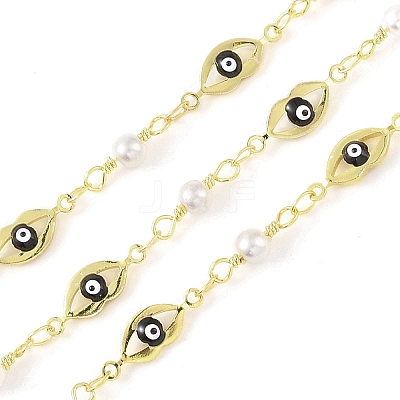 Enamel Lip Link Chains CHC-C006-02G-01-1-1