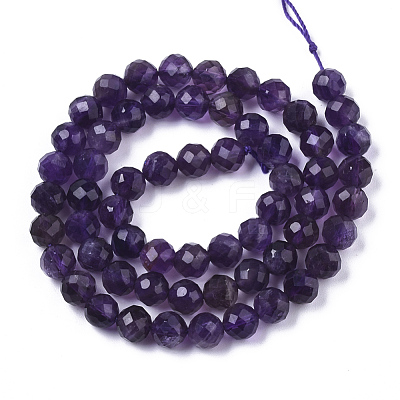 Natural Amethyst Beads Strands G-R465-03C-G-1