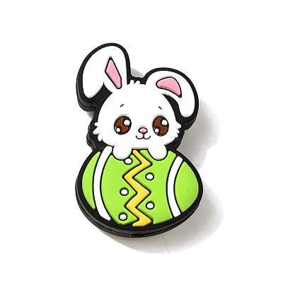 Easter Themed Silicone Focal Beads SIL-L006-A02-1