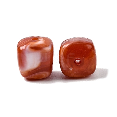 Opaque Acrylic Beads OACR-D320-01O-1