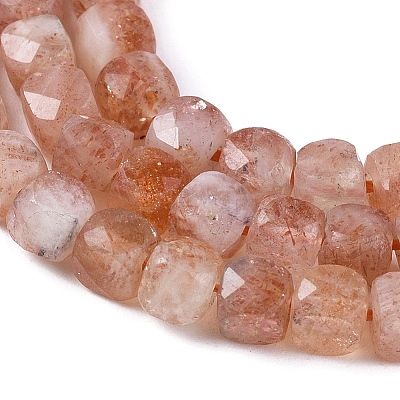 Natural Sunstone Beads Strands G-L537-016B-1