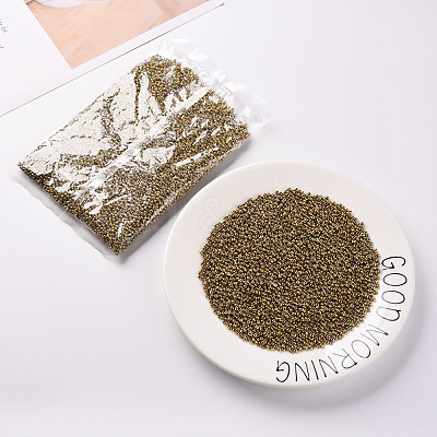 (Repacking Service Available) 8/0  Glass Seed Beads SEED-C018-3mm-601-1