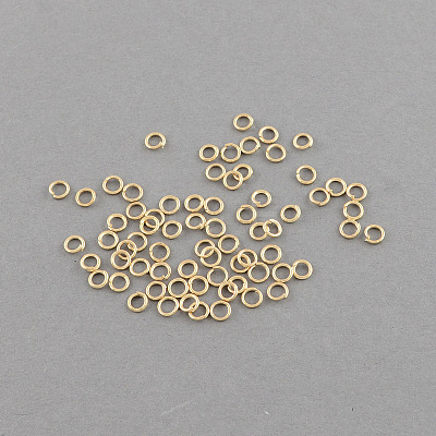 Iron Open Jump Rings IFIN-R189-7x0.7mm-G-1