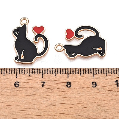Alloy Enamel Pendants ENAM-T020-59A-1