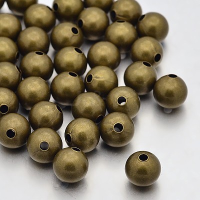 Brass Beads ECR8MM-AB-NF-1