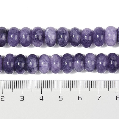 Dyed Natural White Jade Beads Strands G-G107-A12-01-1