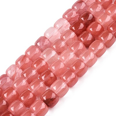 Cherry Quartz Glass Beads Strands G-T138-136-1