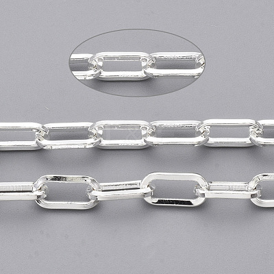 Unwelded Iron Paperclip Chains CH-S125-02E-S-1