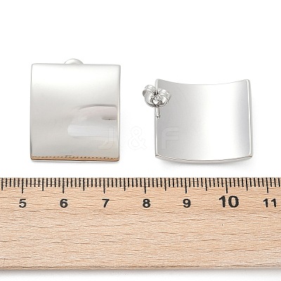 Non-Tarnish 304 Stainless Steel Stud Earrings EJEW-G395-32P-1