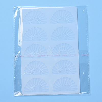 Fan Food Grade Silicone Molds DIY-I058-04-1