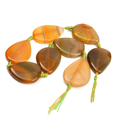 Natural Banded Agate/Striped Agate Beads Strands GG-CBAE0EB-01A-09-1