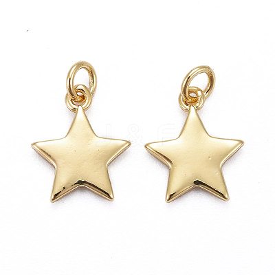 Brass Pendants X-KK-Z008-16G-1