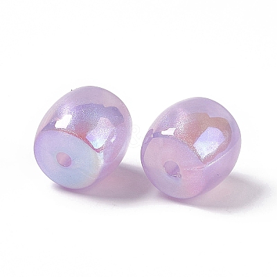 Opaque Acrylic Beads OACR-C009-01D-1
