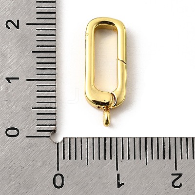 Brass Spring Gate Rings KK-I364-04G-03-1
