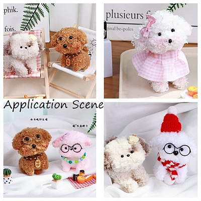 Polyester Plush Sticks LS-DIY-Z031-01F-1