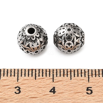 304 Stainless Steel Beads SA-CBA043D-01B-AS-1