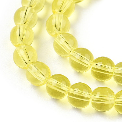 Transparent Glass Beads Strands GLAA-T032-T4mm-12-1