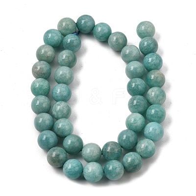 Natural Amazonite Beads Strands G-F461-12-10mm-01A-1