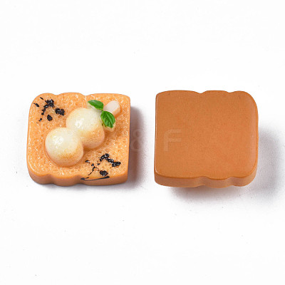 Opaque Epoxy Resin Cabochons CRES-S358-63-1