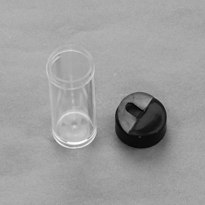 Plastic Bead Containers With Black Lid CON-S040-1