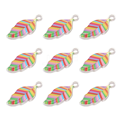 Alloy Enamel Pendants PALLOY-TAC0009-25P-C-1